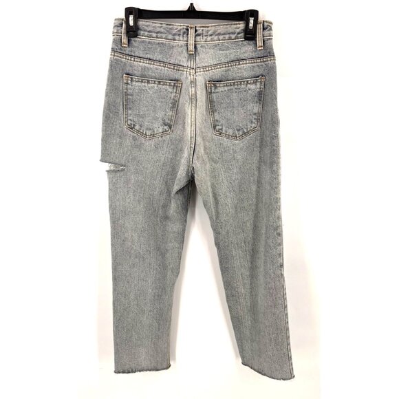 LVC x Black One Day Straight Leg Jeans Size 28 Distressed 25 inch Inseam - Picture 5 of 8